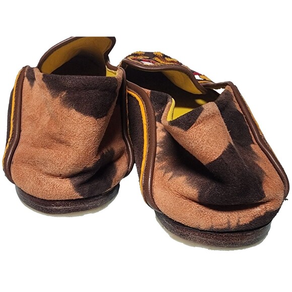 Meher Kakalia Frida Moccasin Embroidered Hand Made Shoes EU 39 Designer Leather - Picture 3 of 7